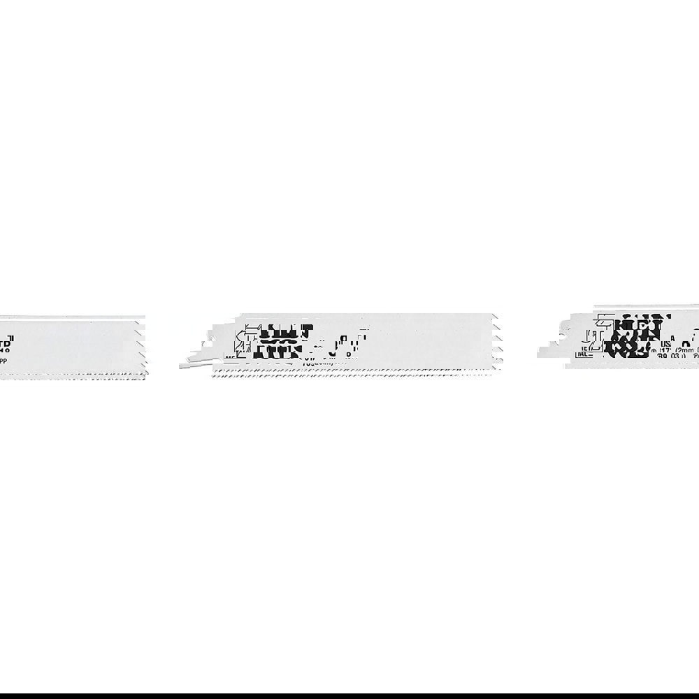 Reciprocating Saw Blades; Blade Material: Bi-Metal ; Blade Length (Decimal Inch): 8.0000 ; Blade Width (Decimal Inch): 0.7500 ; Teeth Per Inch: 18 ; Blade Thickness (Decimal Inch): 0.0350 ; Cutting Edge Style: Toothed